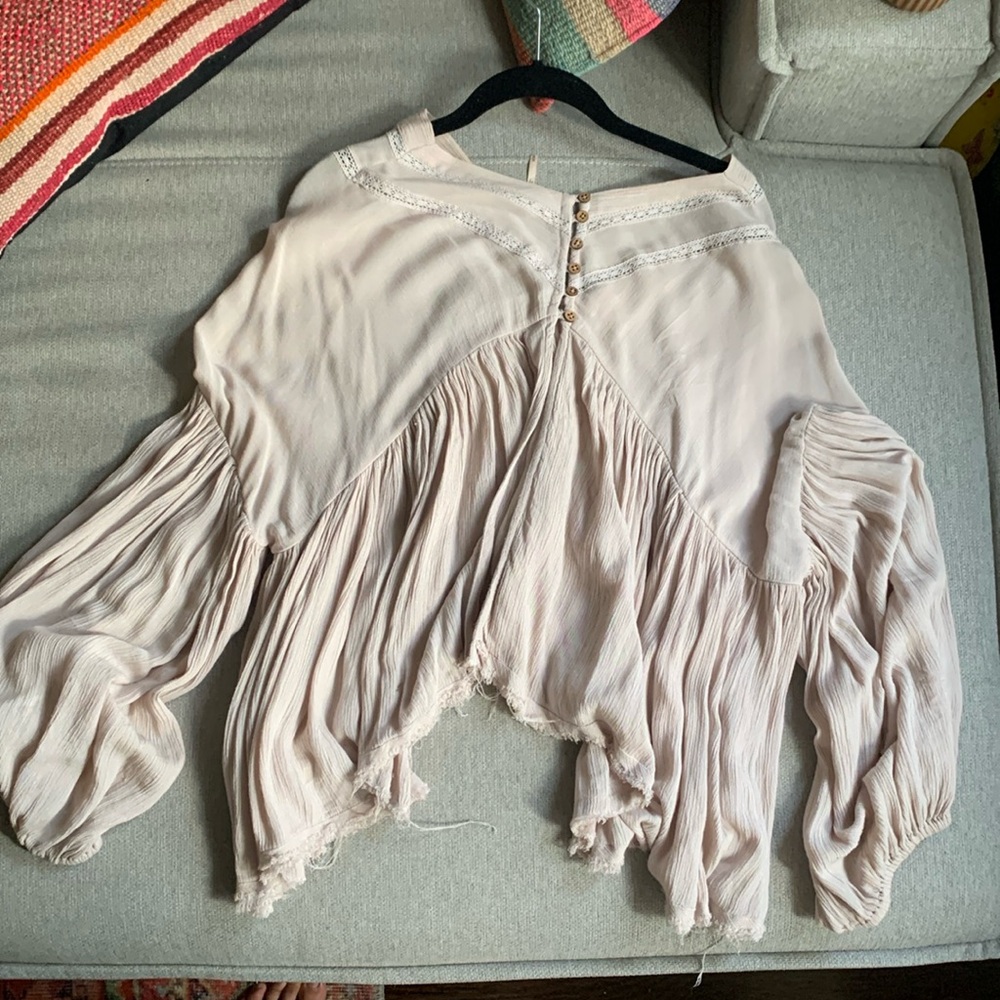 Dusty pink top FREE PEOPLE 💕
